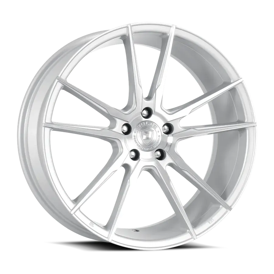 Dolce Wheels Vain Gloss Silver Machine Face alternate view 2 of 3