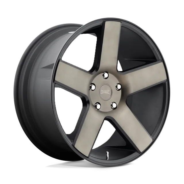 Dub Baller S116228565+38 - 22x8.5 / +38mm / 5X114.3 / Matte Black Double Dark Tint