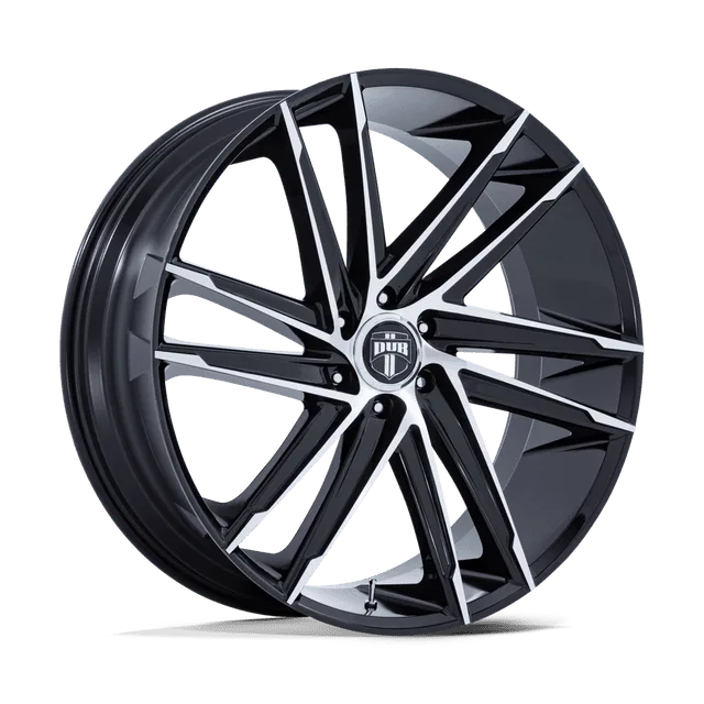 Dub Blaze DC275BD24106330 - 24x10 / +30mm / 6X135 / Gloss Black W/ Machined Face