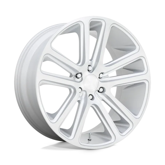 Dub Flex S257240089+30 - 24x10 / +30mm / 6X135 / Gloss Silver Brushed Face
