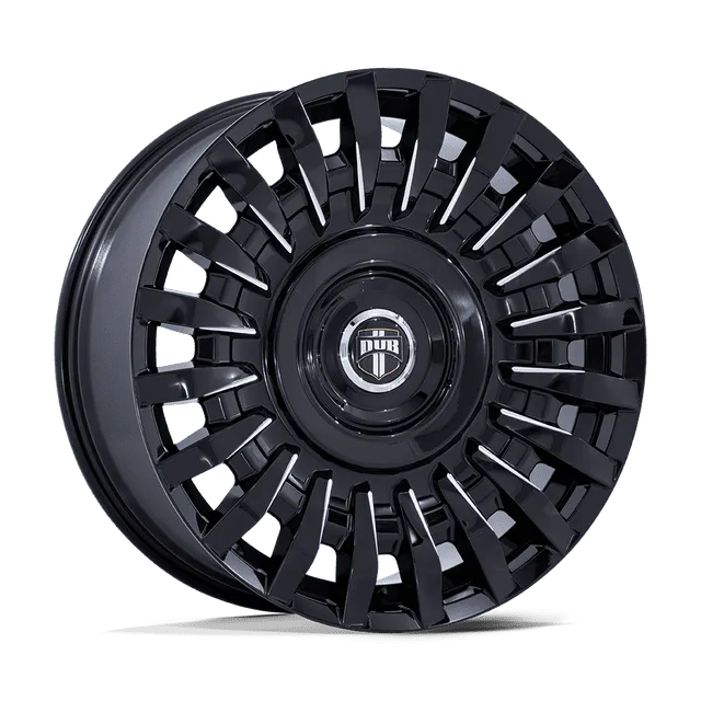 Dub Honcho DC272BE24902038 - 24x9 / +38mm / 5X115/5X120 / Gloss Black Milled