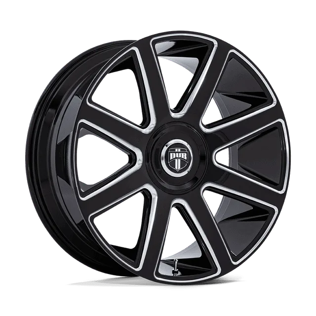 Dub Pull DC273BE26106630 - 26x10 / +30mm / 6X135/6X139.7 / Gloss Black Milled
