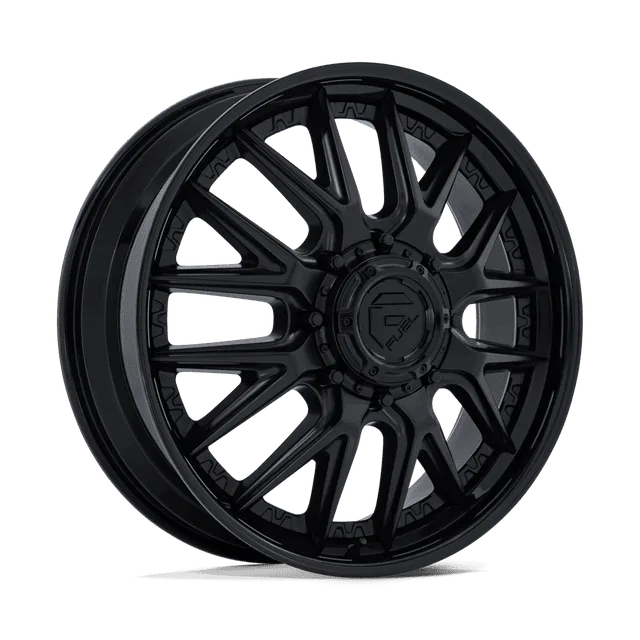 Fuel Catalyst Dually D406228292 - 22x8.25 / +105mm / 8X200 / Matte Black W/ Gloss Black Lip