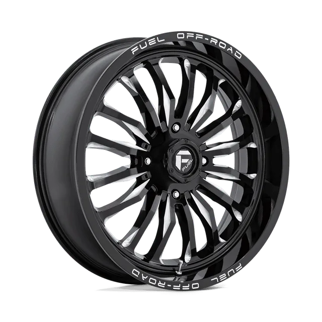 Fuel Arc Utv D8212470A644 - 24x7 / +13mm / 4X137 / Gloss Black Milled