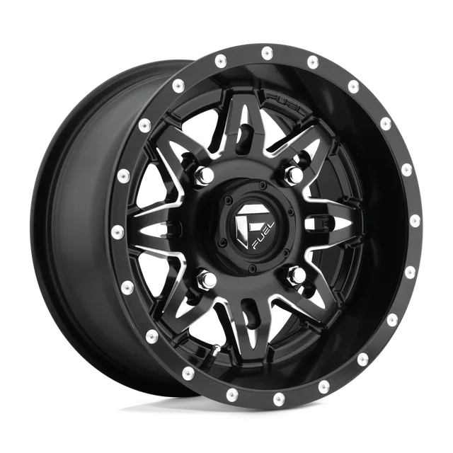 Fuel Lethal Utv D5671470A544 - 14x7 / +13mm / 4X156 / Matte Black Milled