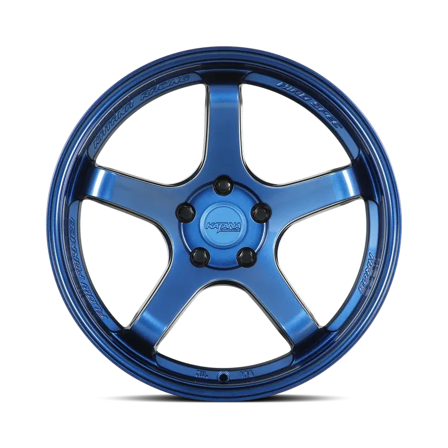 Katana Hr05 Metallic Blue Catalog Finish wheel