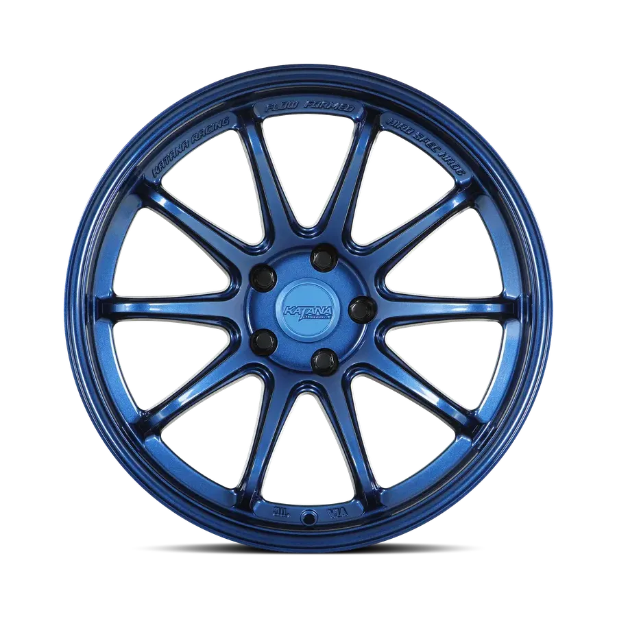 Katana Hr06 Metallic Blue Catalog Finish wheel