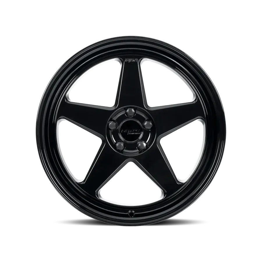 Katana Kr03 Glossy Black Black wheel