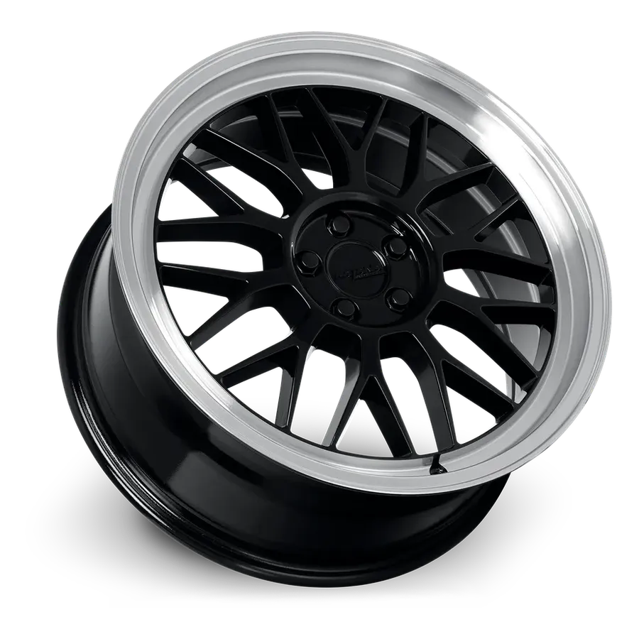 Katana KR06 Glossy Black Machined Lip Black alternate view 3 of 3