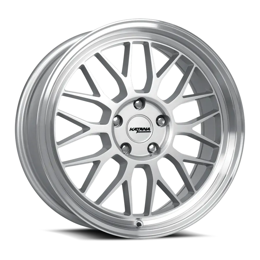 Katana KR06 Glossy Silver Machine Lip Silver alternate view 2 of 3