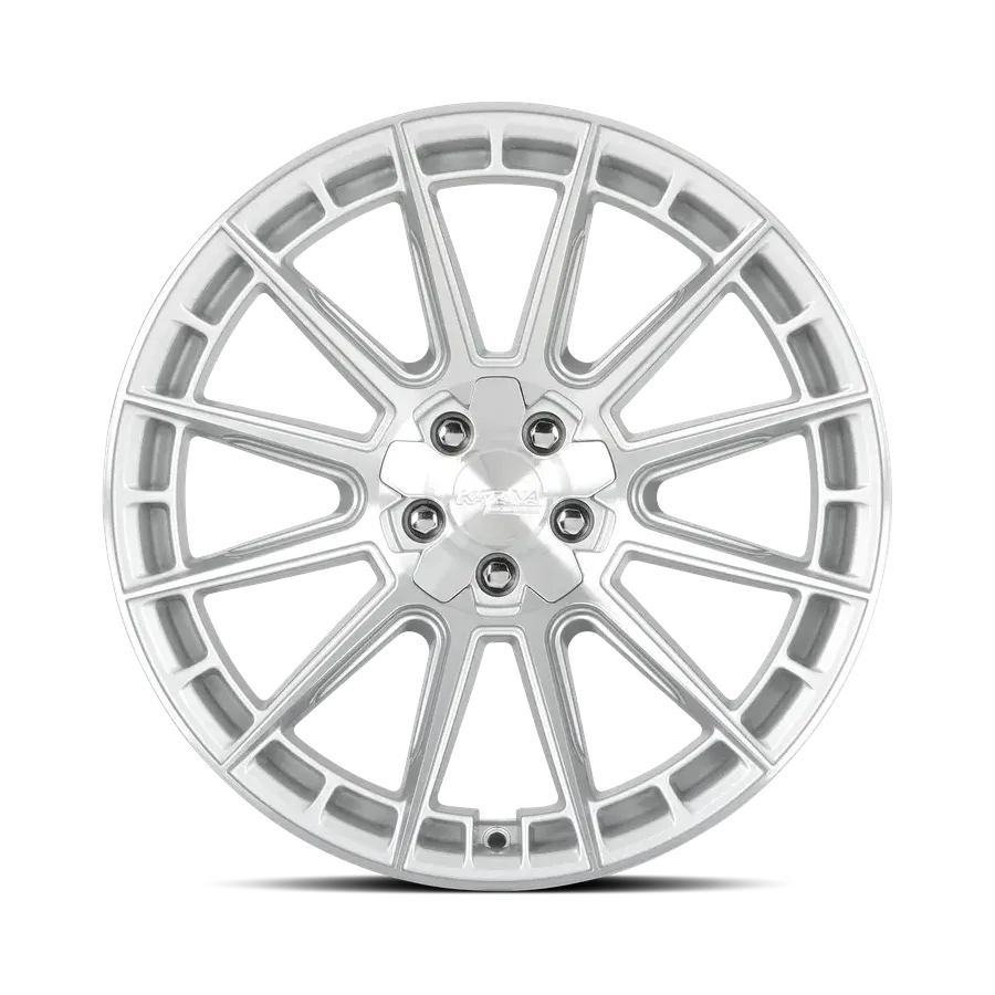Katana Kr11 Glossy Silver Machine Face Silver wheel