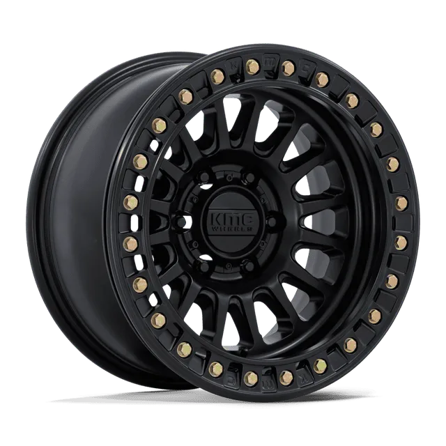 Kmc Impact Beadlock KM239MX17906025 - 17x9 / +25mm / 6X139.7 / Matte Black