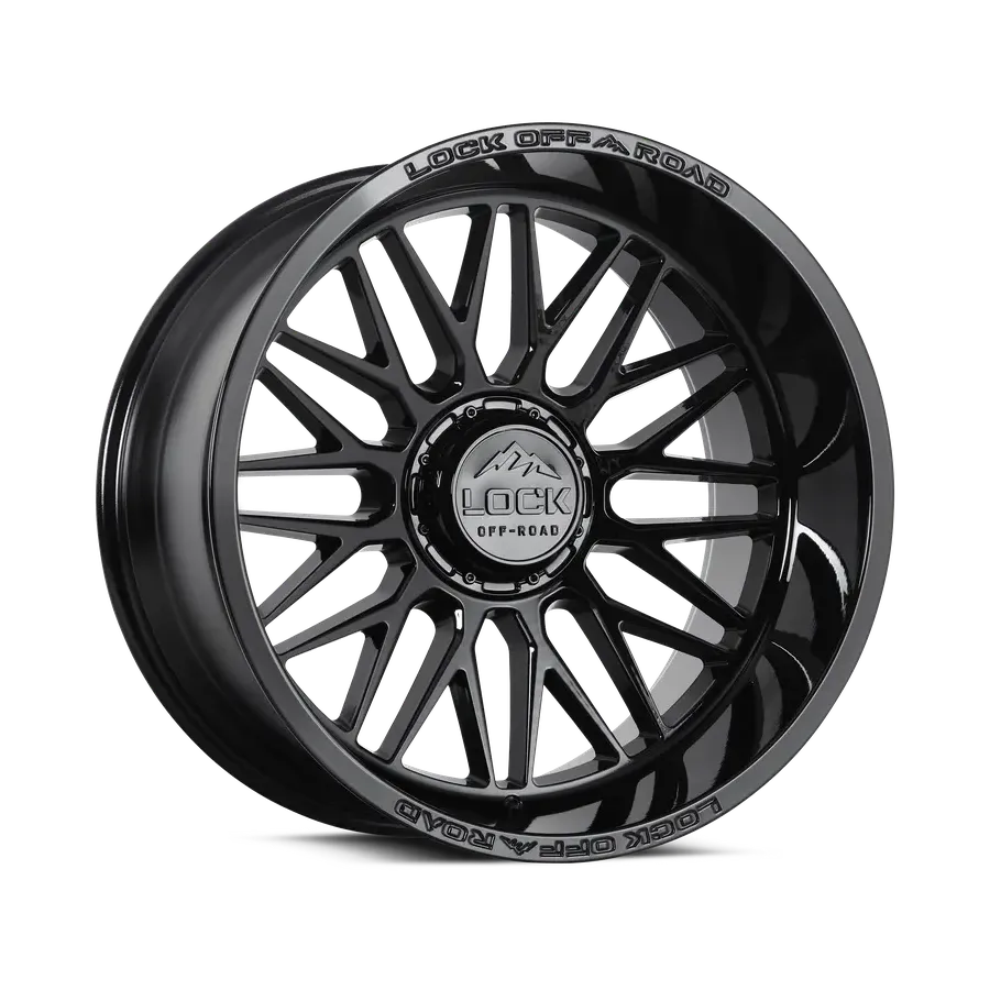 Lock Off-road Apex Gloss Black wheel