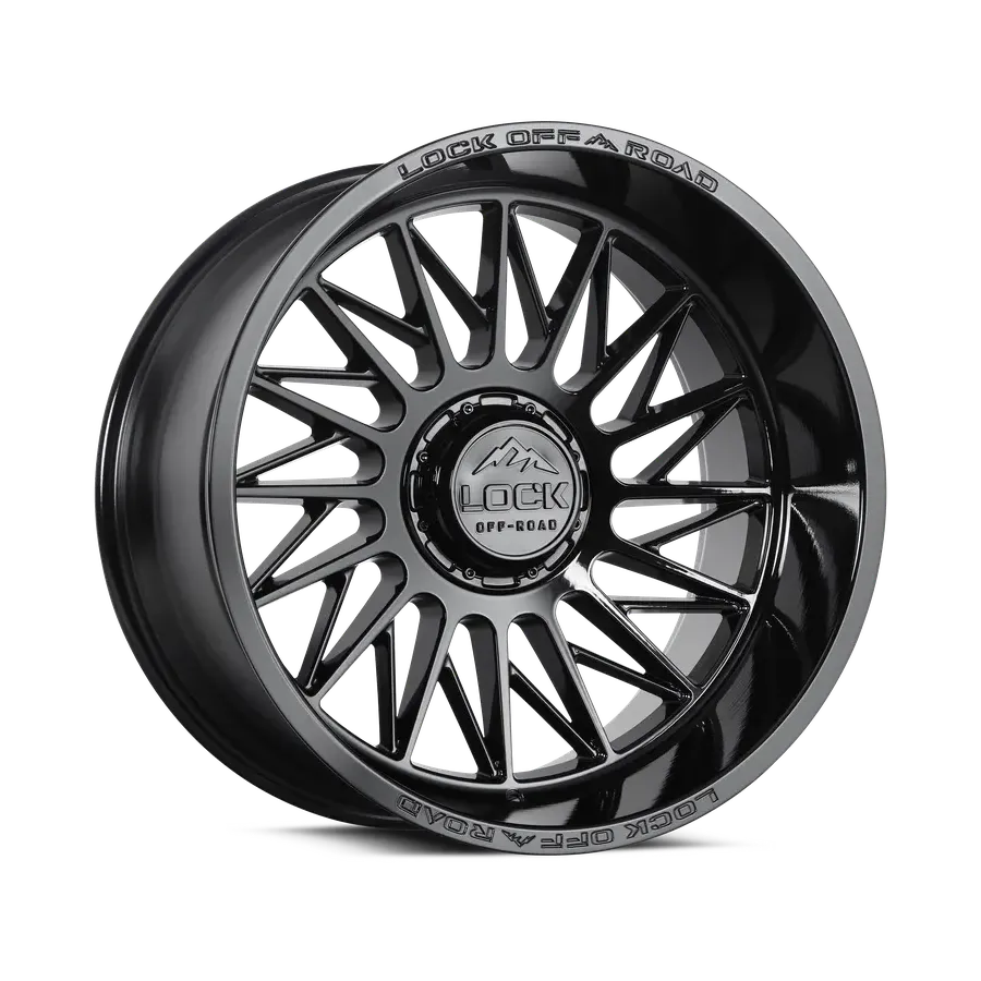 Lock Off-road Assault Gloss Black wheel