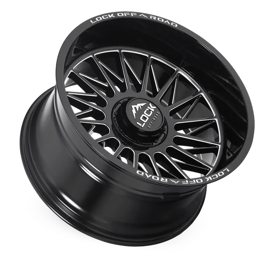 Lock Off-Road Assault Gloss Black Milling alternate view 3 of 3