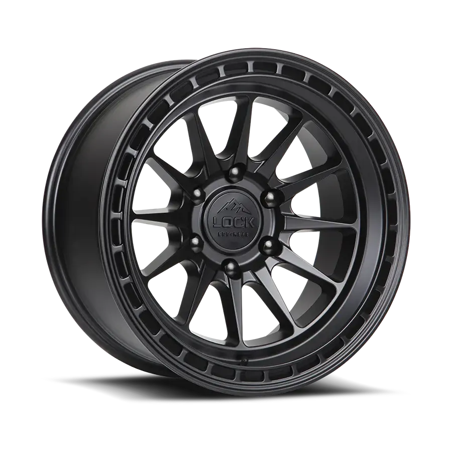 Lock Off-road Baja Matte Black wheel
