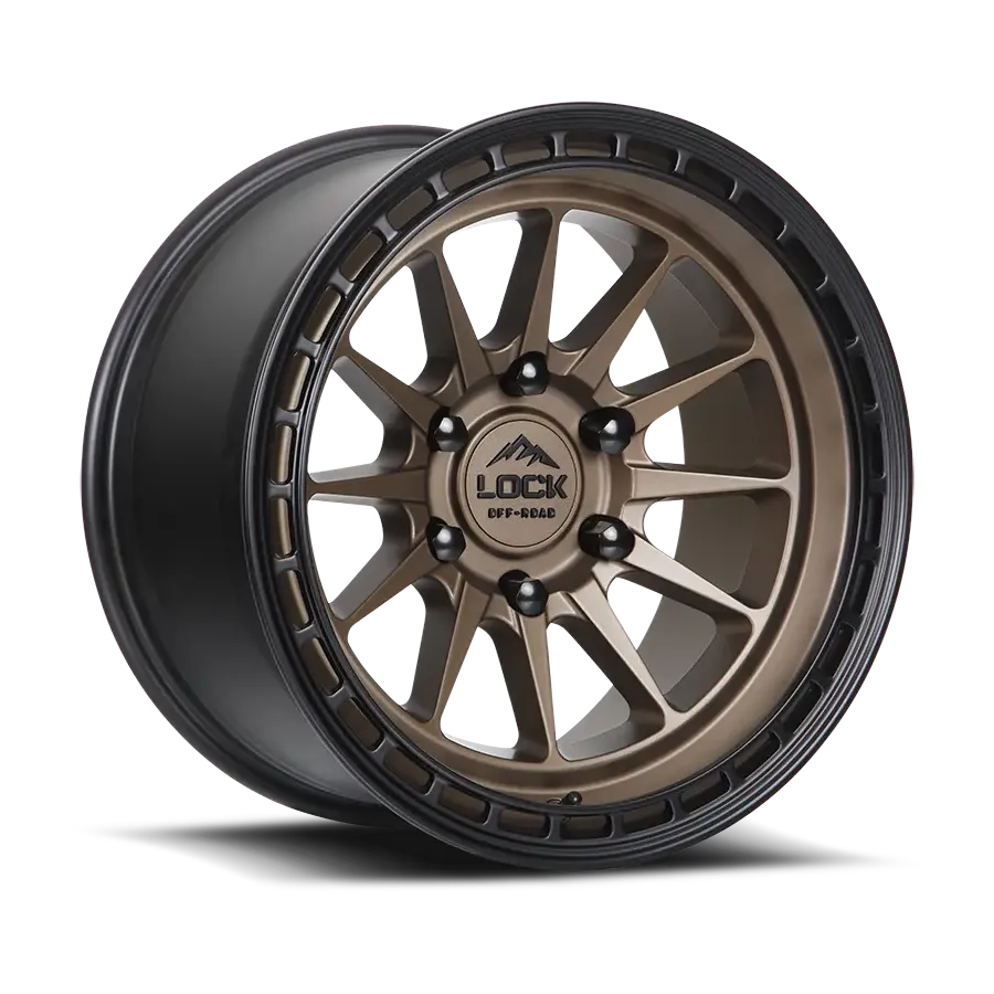 Lock Off-road Baja Matte Desert Bronze wheel