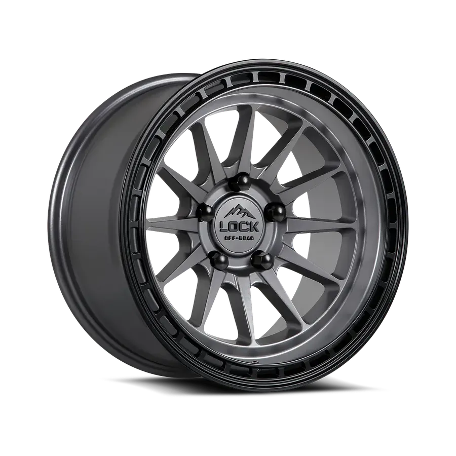 Lock Off-road Baja Matte Grey wheel