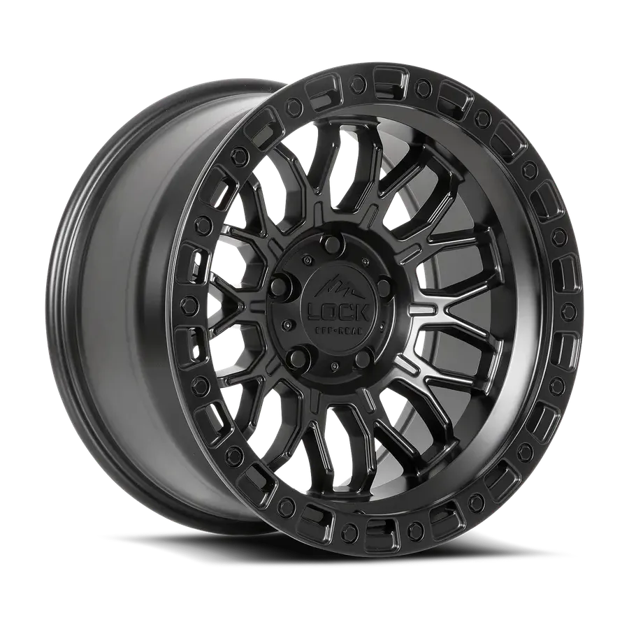 Lock Off-road Combat Matte Black wheel