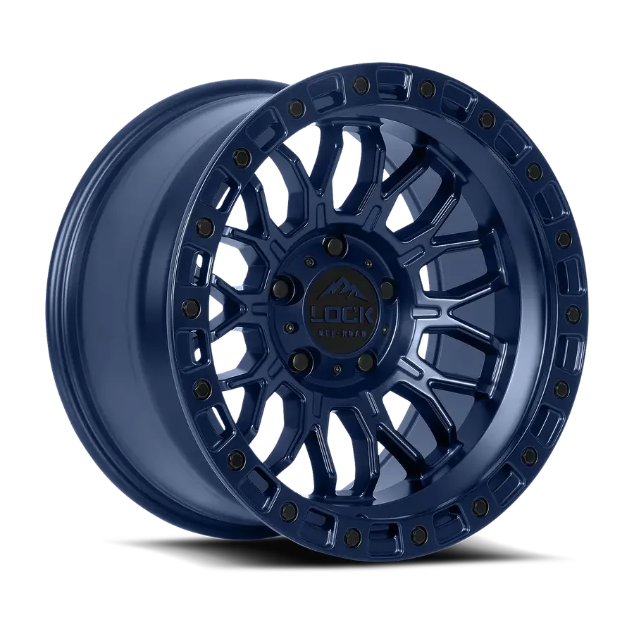 Lock Off-road Combat Matte Blue wheel