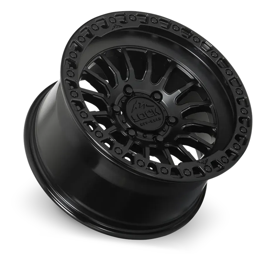 Lock Off-Road Grit Matte Black w Gloss Black Ring alternate view 3 of 3