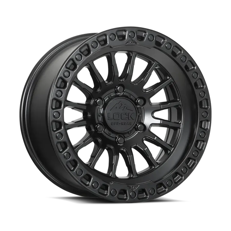 Lock Off-road Grit Matte Black W Matte Black Ring wheel