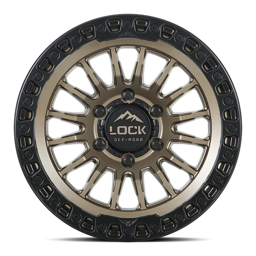 Lock Off-Road Grit Matte Bronze w Matte Black Ring alternate view 2 of 3