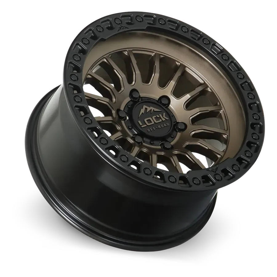 Lock Off-Road Grit Matte Bronze w Matte Black Ring alternate view 3 of 3