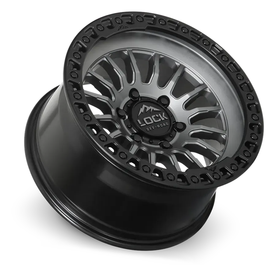 Lock Off-Road Grit Matte Grey w Matte Black Ring alternate view 3 of 3