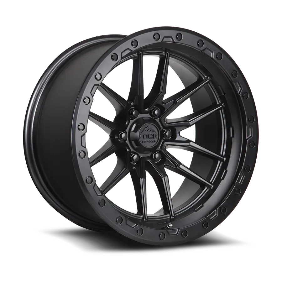 Lock Off-road Krawler Matte Black wheel