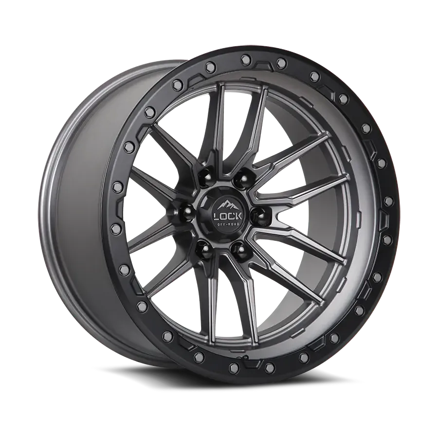 Lock Off-road Krawler Matte Grey wheel