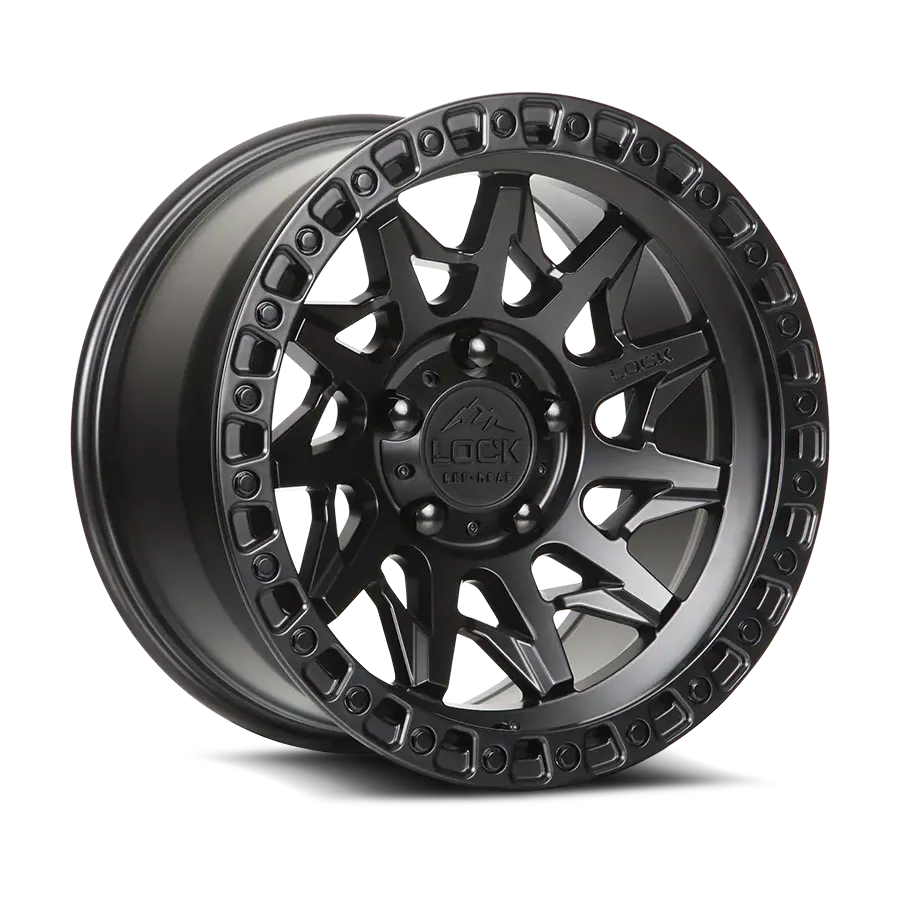 Lock Off-road Lunatic Matte Black wheel
