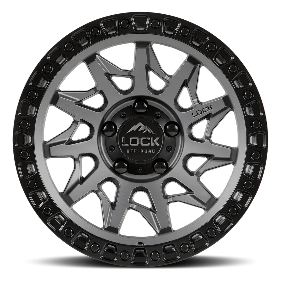 Lock Off-Road Lunatic Matte Grey alternate view 2 of 3