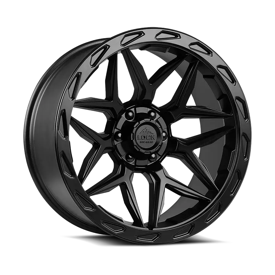 Lock Off-road Matrix Matte Black wheel