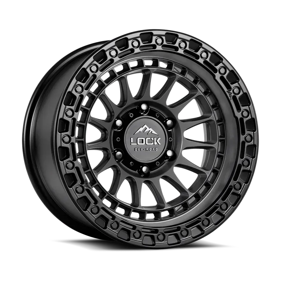 Lock Off-road Mojave Matte Grey wheel