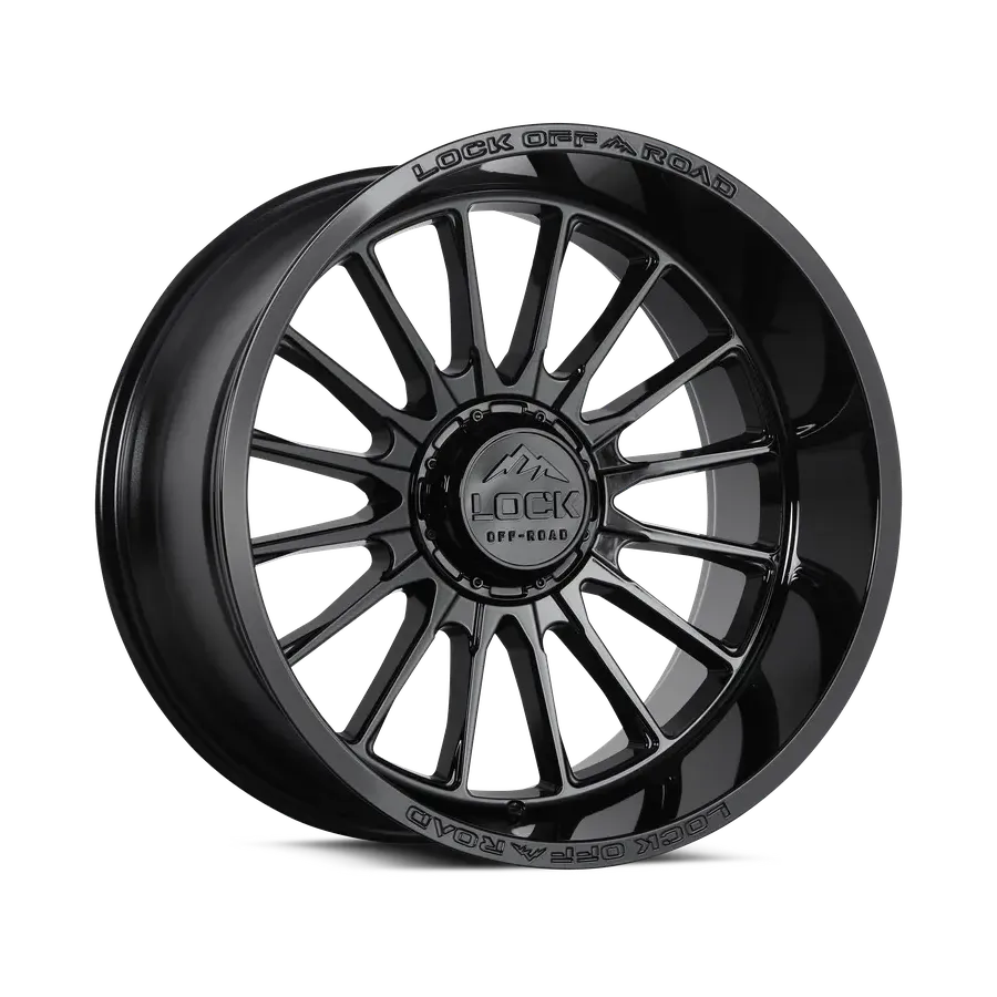 Lock Off-road Striker Gloss Black wheel
