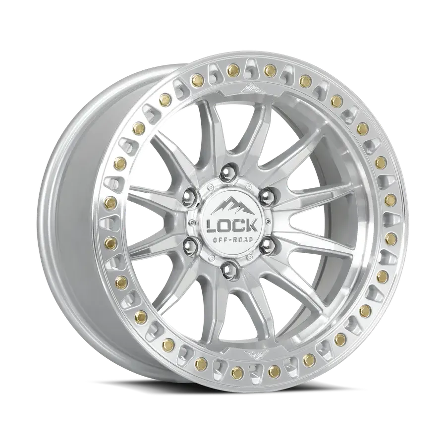 Lock Off-road Trail Machine With Clear Coat wheel