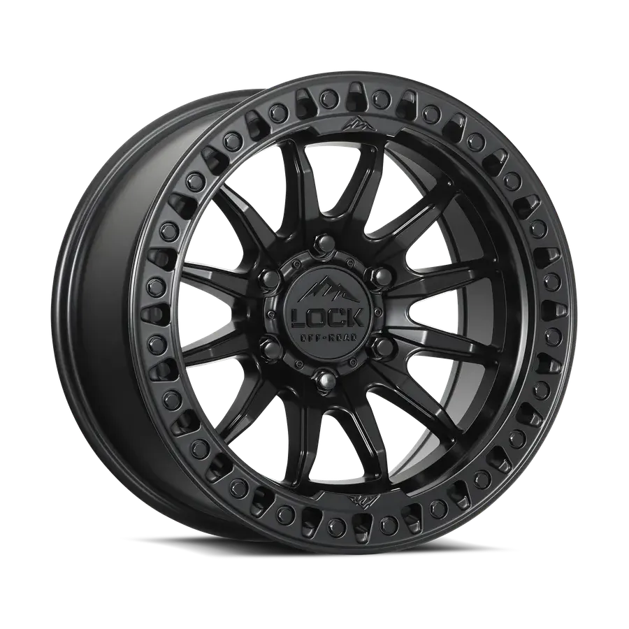 Lock Off-road Trail Matte Black W Matte Black Ring wheel