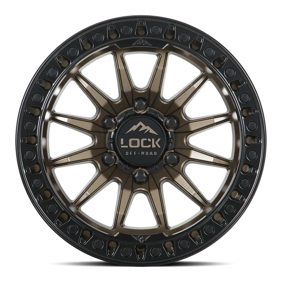 Lock Off-Road Trail Matte Bronze w Matte Black Ring alternate view 2 of 3