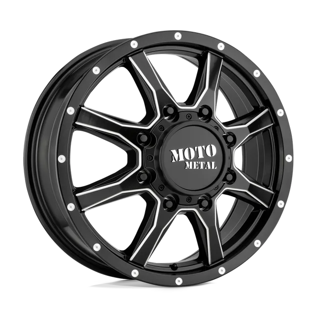 Moto Mo995 MO995208897127 - 20x8.25 / +127mm / 8X210 / Satin Black Milled
