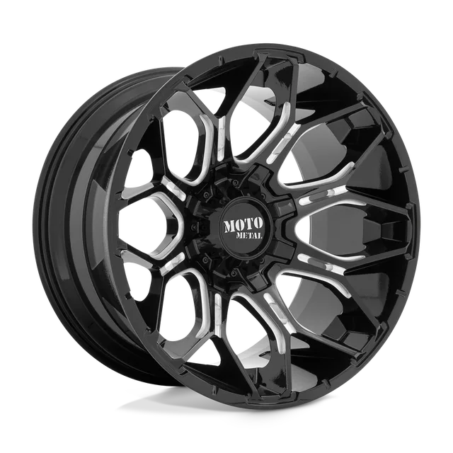 Moto Sniper MO80829086300 - 20x9 / +0mm / 5X139.7/5X150 / Gloss Black Milled
