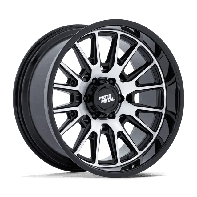 Moto Tekton MO814BD20106318N - 20x10 / -18mm / 6X135 / Gloss Black W/ Machined Face