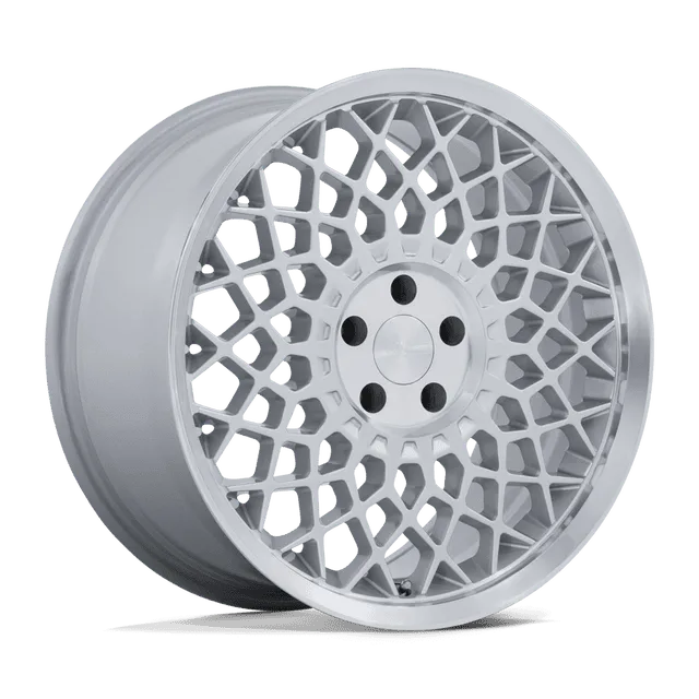 Rotiform Cjj RC212SD18051235 - 18x10.5 / +35mm / 5X114.3 / Gloss Silver W/ Machined Lip