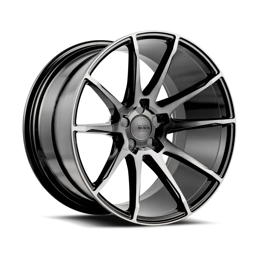 Savini Bm12 Gloss Black With Double Dark Tint wheel