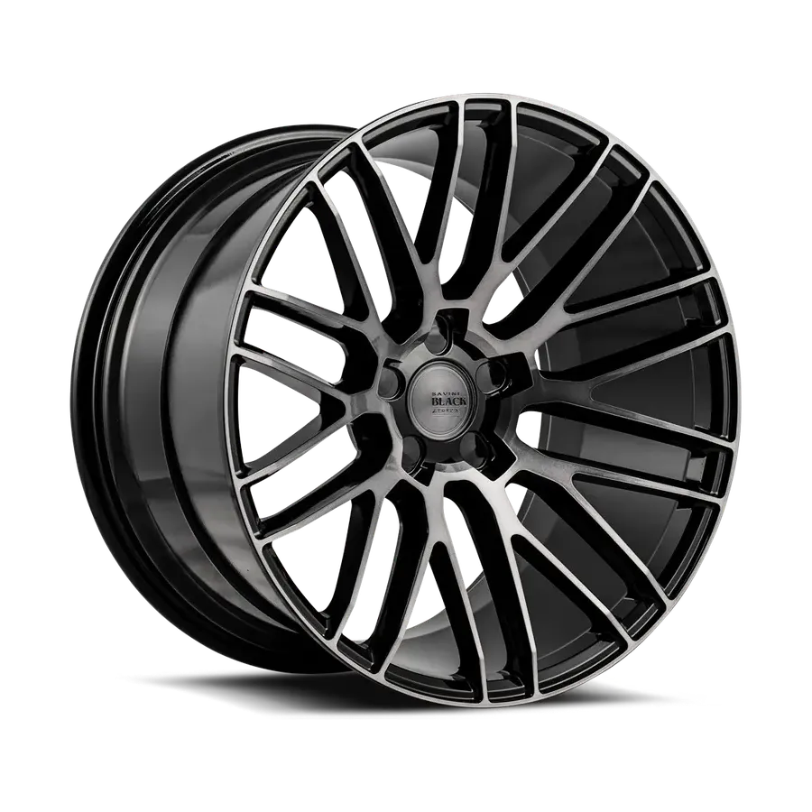 Savini Bm13 Gloss Black With Double Dark Tint wheel
