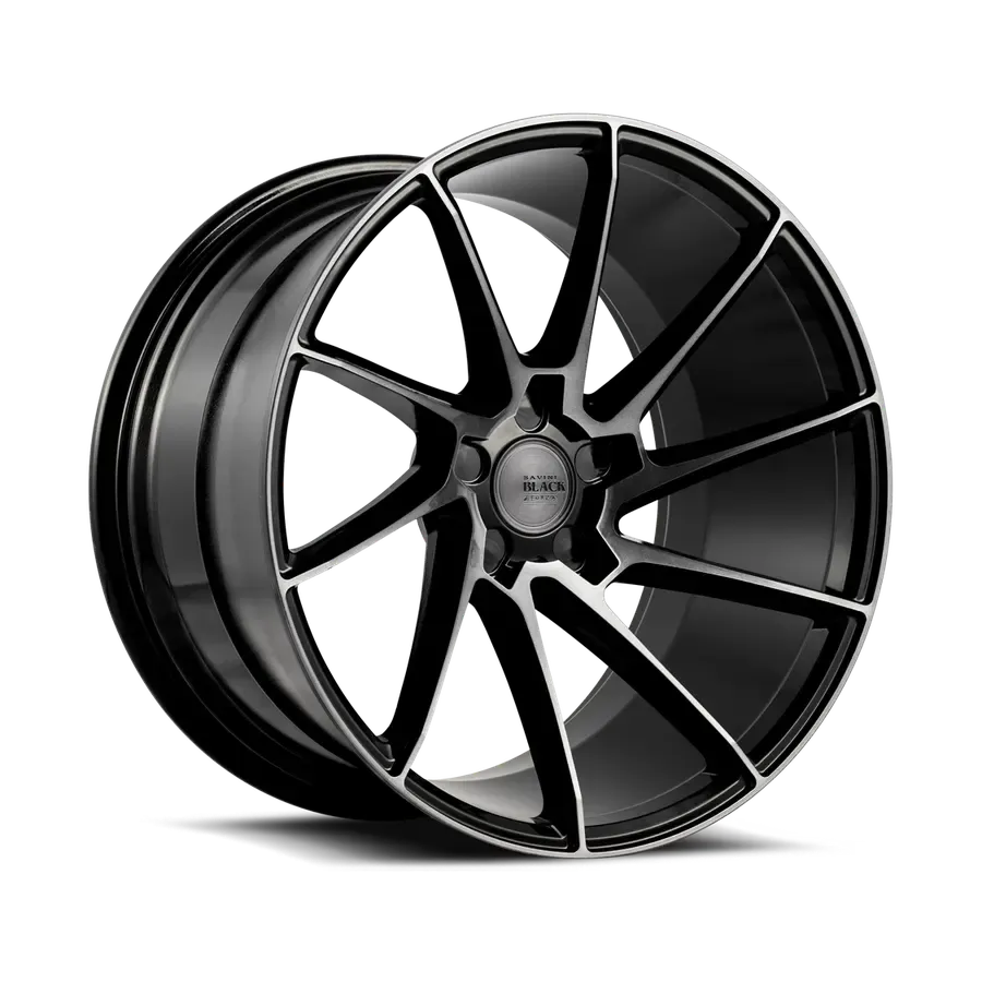 Savini Bm15 Gloss Black With Double Dark Tint wheel