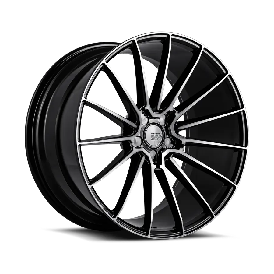 Savini Bm16 Gloss Black With Double Dark Tint wheel