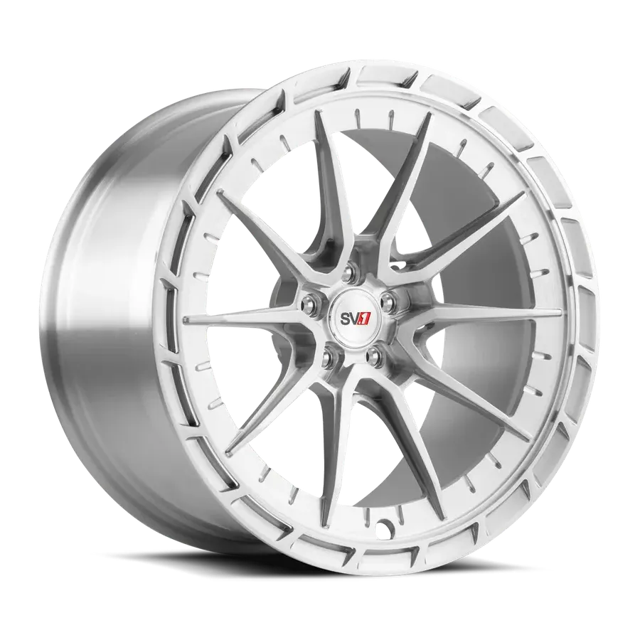 Savini Sv1r Brushed Silver wheel