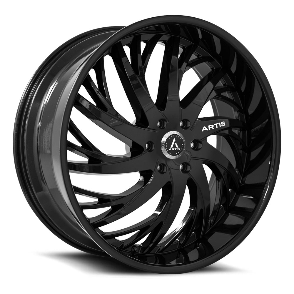 Artis Wheels Decatur WTD-ARTIS-WHEELS-DECATUR-22-BLACK - 22x9 / +35mm / 5X112/5X114.3/5X120 / Black