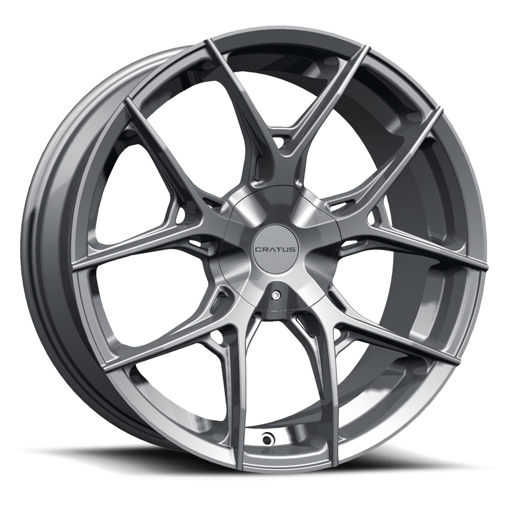 Cratus Cr101 WTD-CRATUS-CR101-22-GUNMETAL - 22x9 / +35mm / 5X112/5X114.3/5X120 / Gunmetal